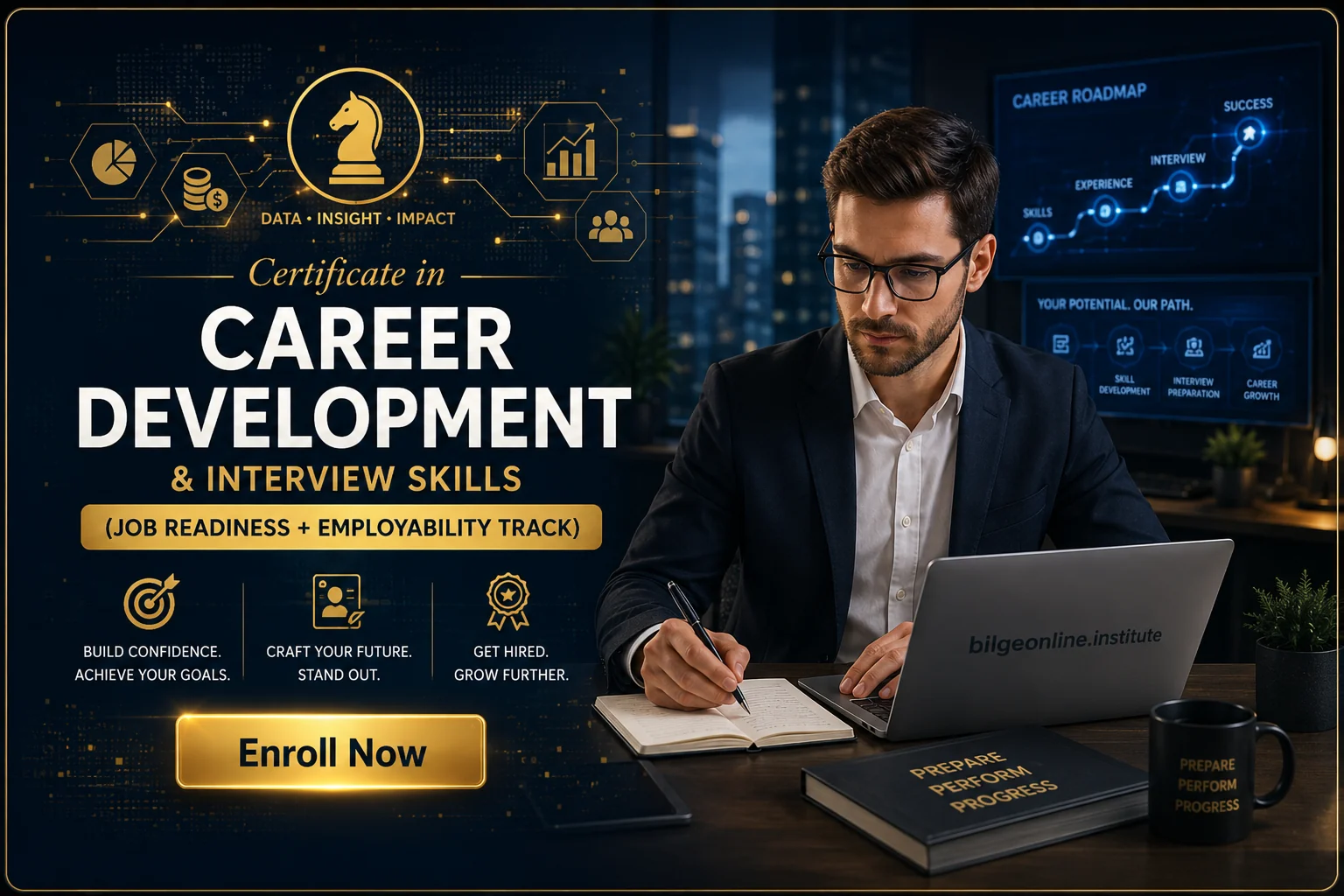 Certificate in Career Development & Interview Skills (Job Readiness + Employability Track) programme cover