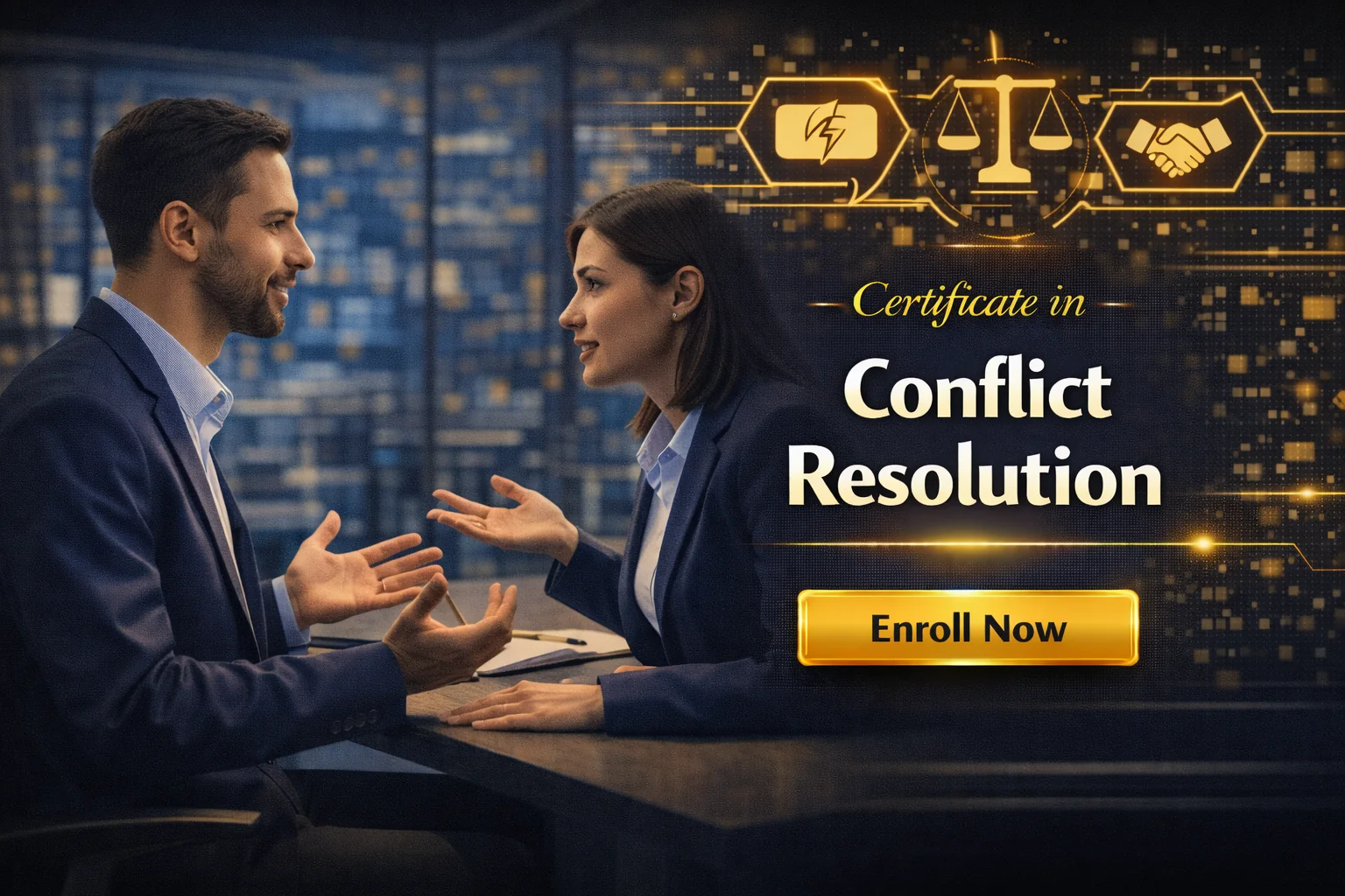 Certificate in Conflict Resolution programme cover