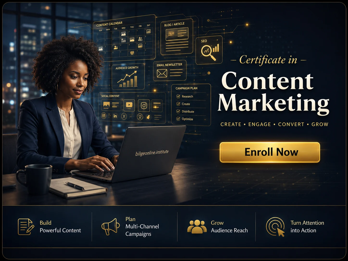 Certificate in Content Marketing programme cover