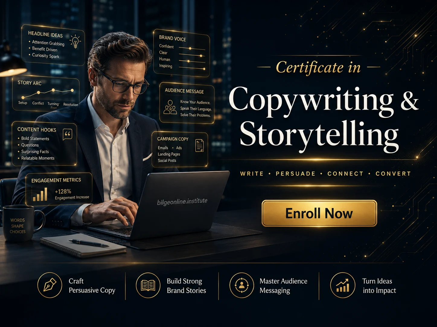Certificate in Copywriting & Storytelling programme cover