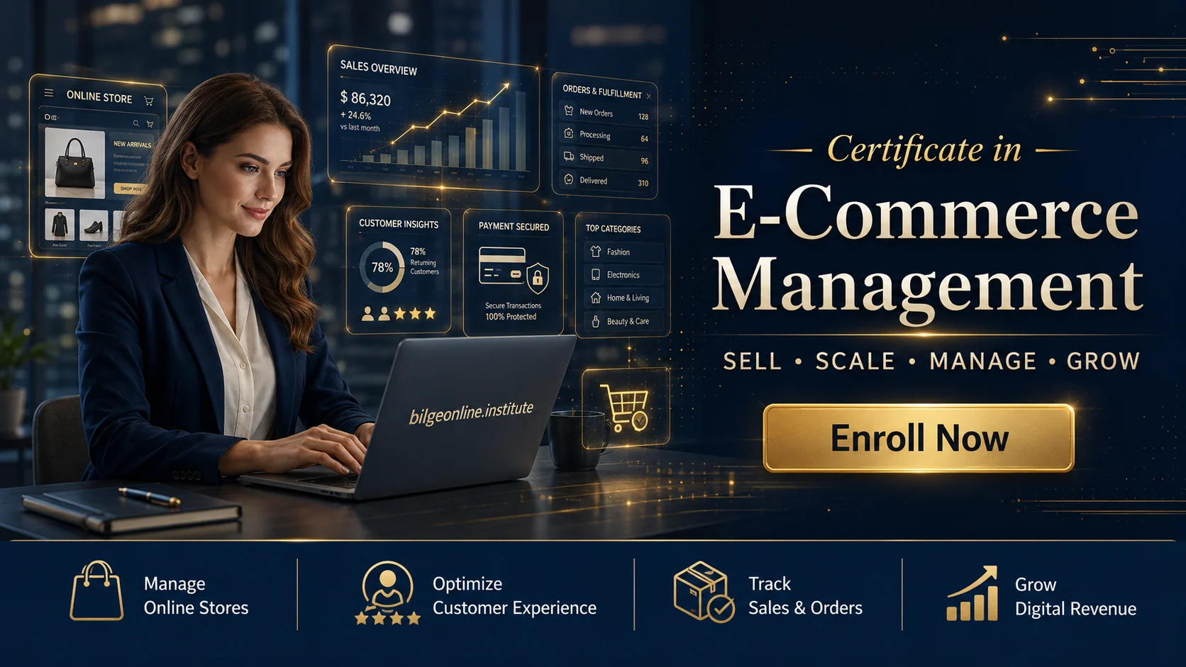 Certificate in E-Commerce Management programme cover