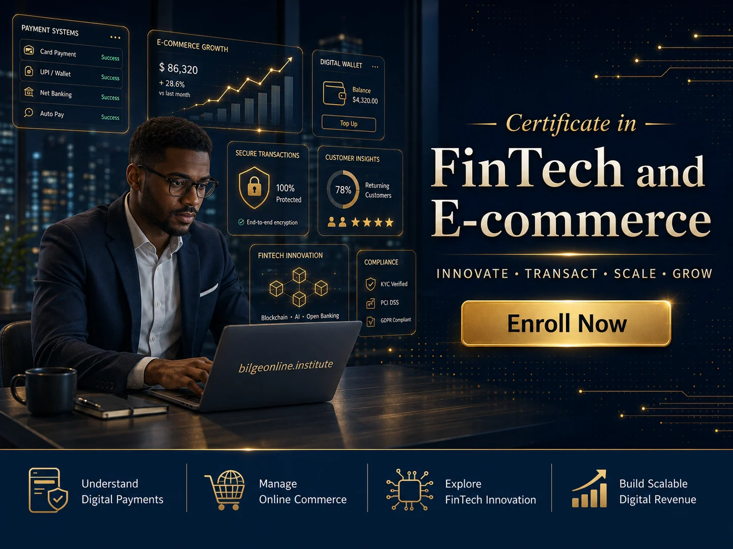 Certificate in FinTech and E-commerce programme cover