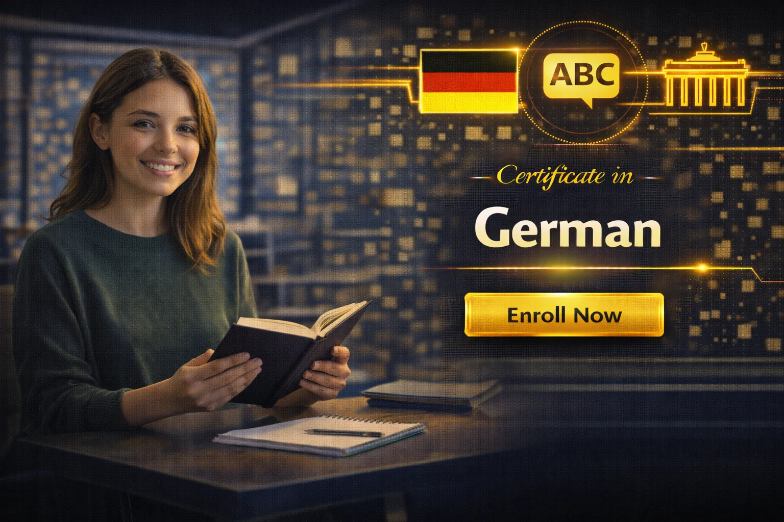 Certificate in German programme cover