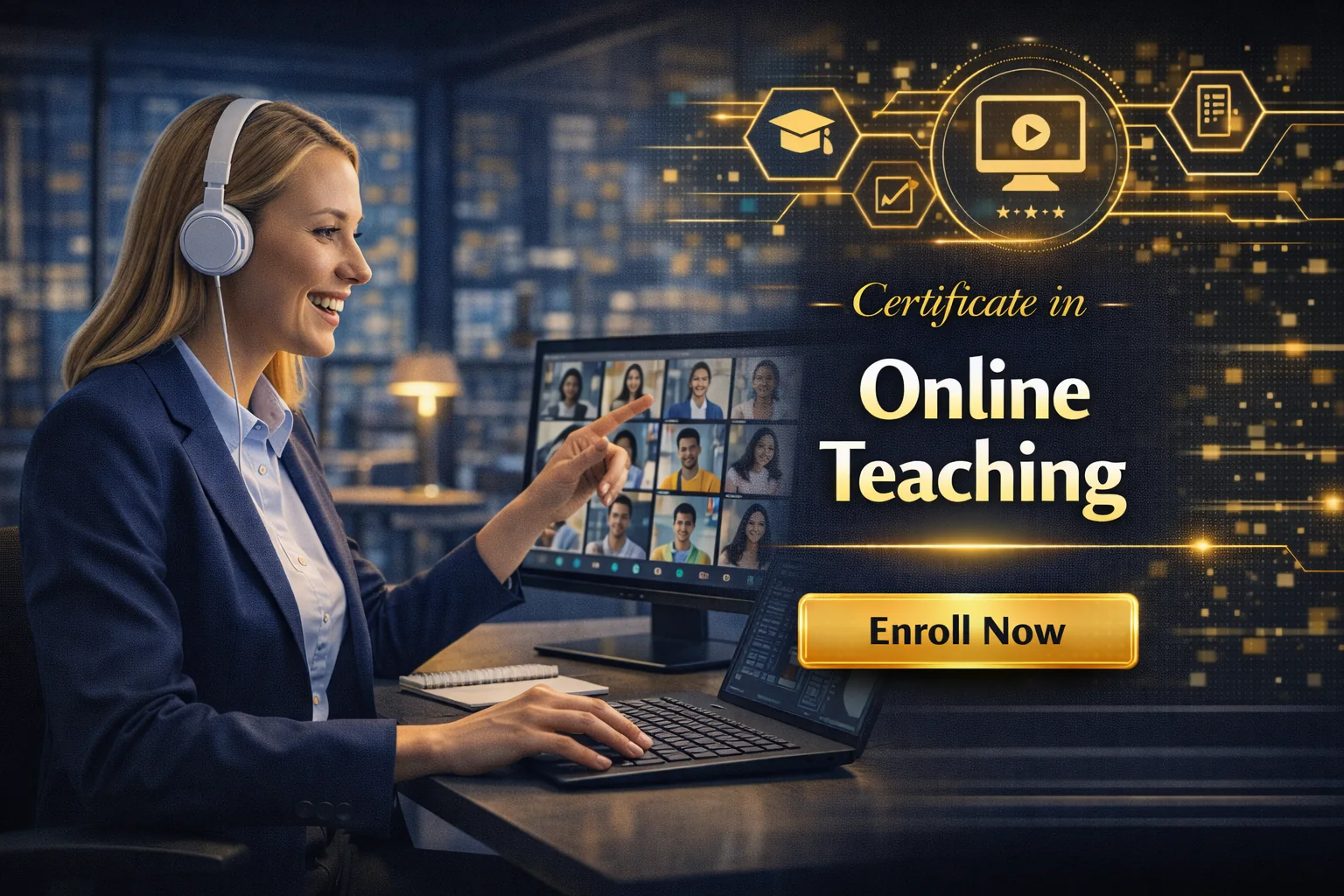 Certificate in Online Teaching / E-Learning Design programme cover