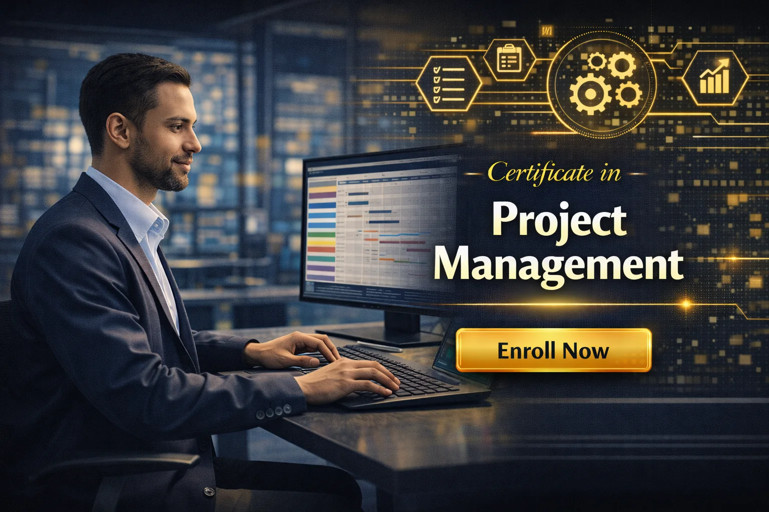Certificate in Project Management (Practical + Agile/Scrum Basics Track) programme cover