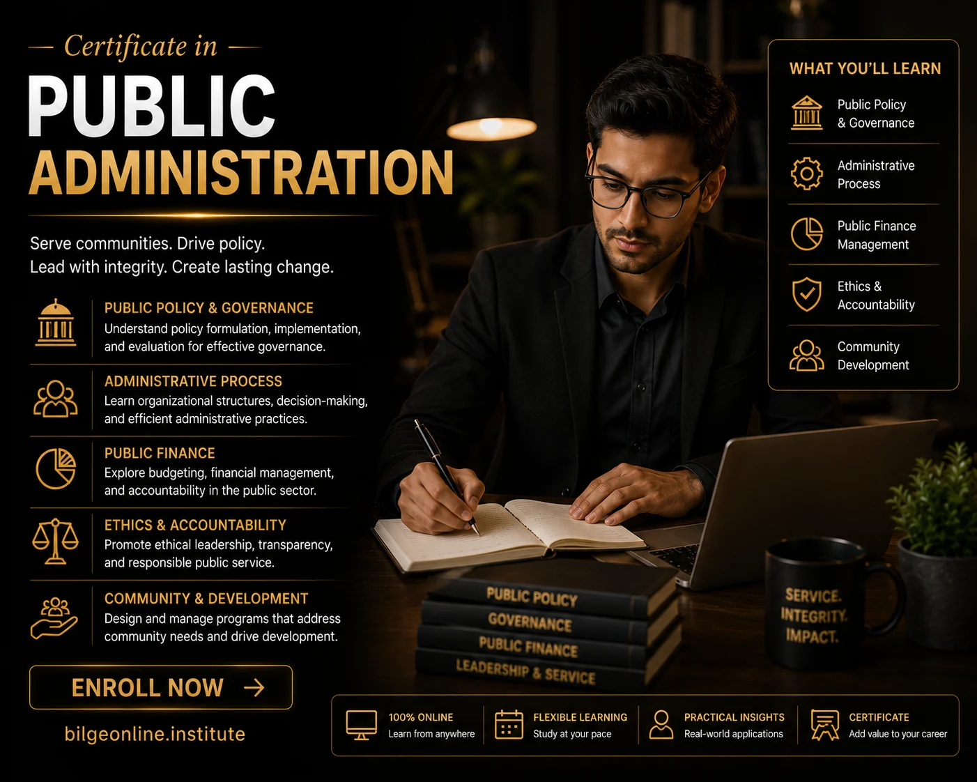 Certificate in Public Administration programme cover