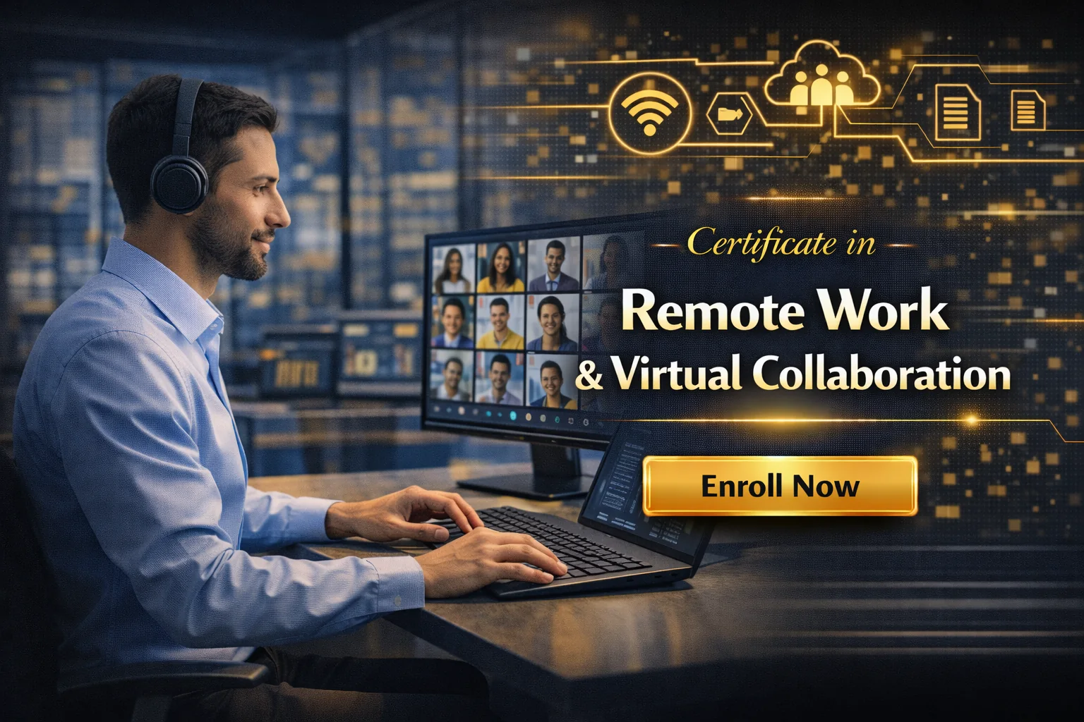 Certificate in Remote Work / Virtual Collaboration Skills programme cover