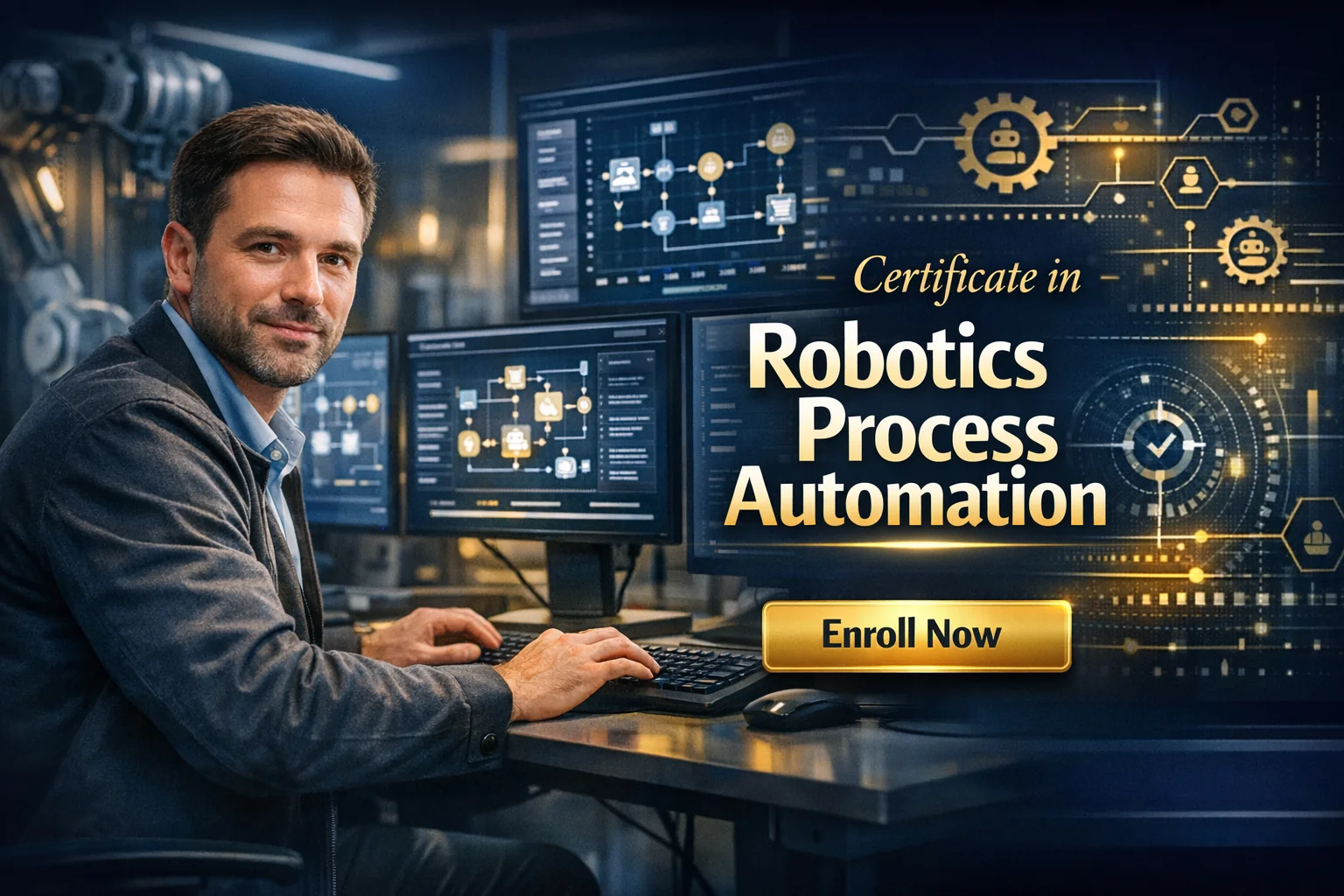 Certificate in Robotics Process Automation (RPA) programme cover