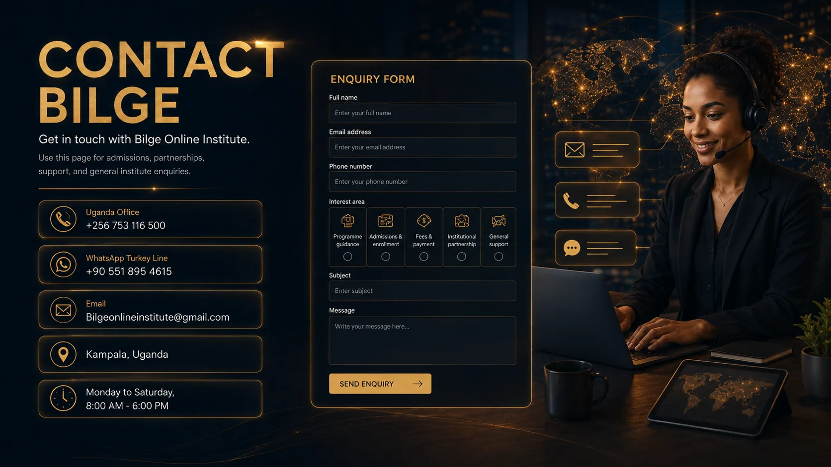 Contact Bilge enquiry hero
