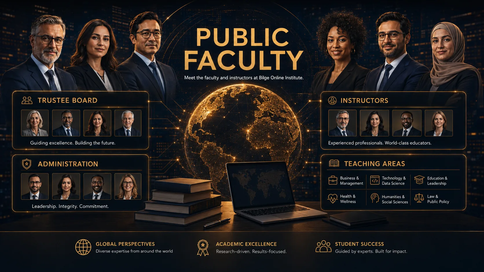 Public faculty at Bilge Online Institute hero